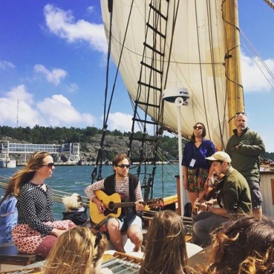 Playing with the Trad Academy Sea Shanty Choir